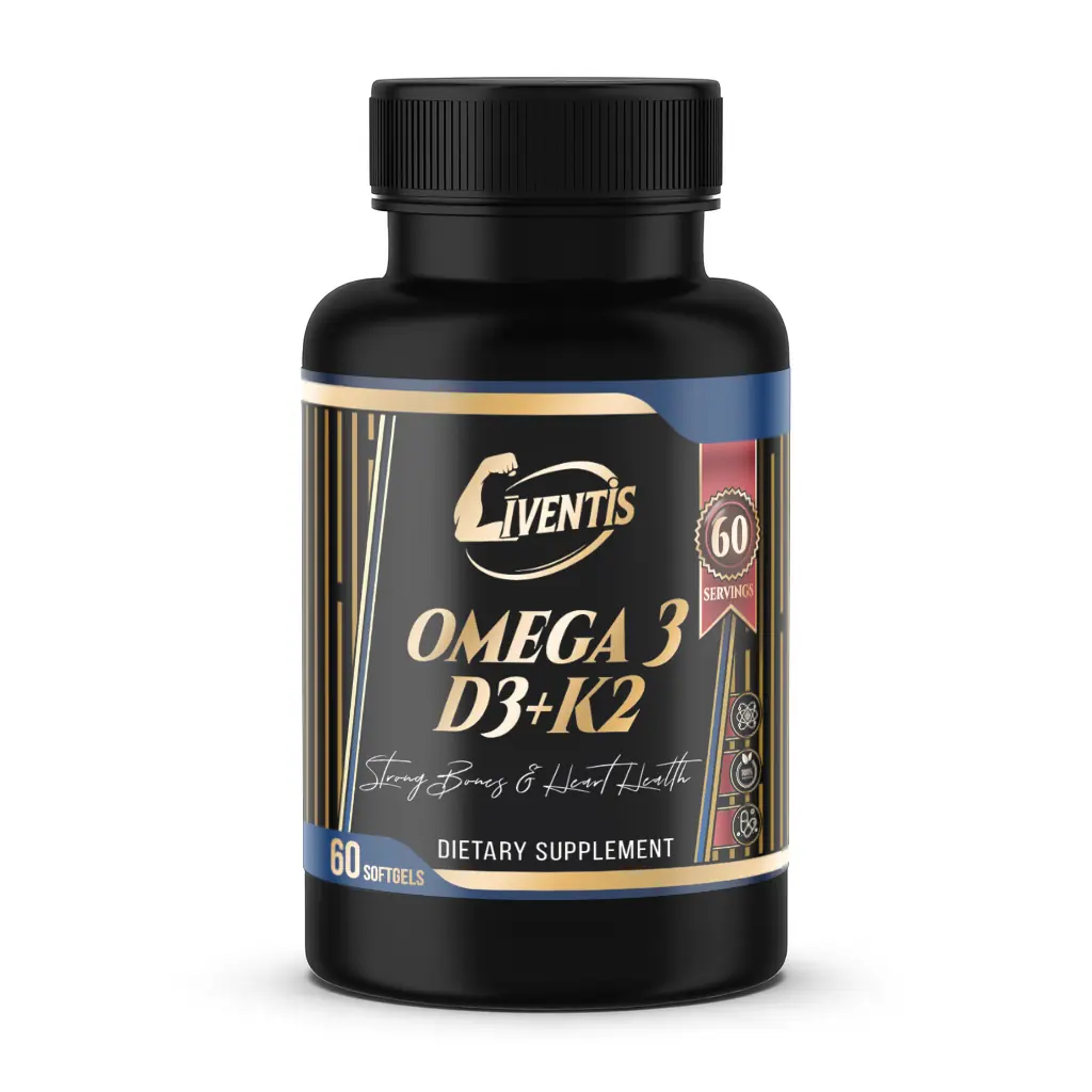 OMEGA 3 D3+K2 60 SOFTGEL 1